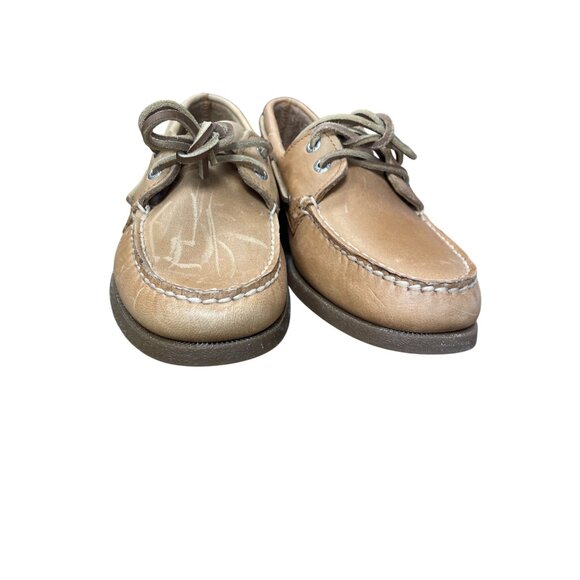 Sperry Mens Tan Leather Boat loafers Shoes Size 7.5M SKU 9252 - Picture 11 of 16